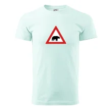 Dopravná značka - Pozor ľadový medveď Dopravná značka - Pozor ľadový medveď