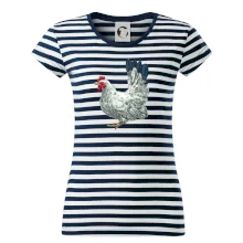 Sliepka kreslená biela Sliepka kreslená biela