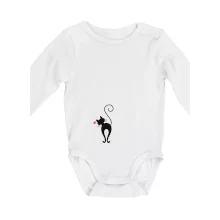 Zamilovaná mačka zozadu Zamilovaná mačka zozadu