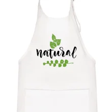 Natural - nápis v listoch