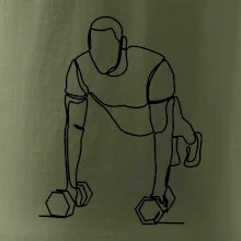 Tréner fitness jedným ťahom Tréner fitness jedným ťahom