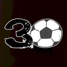 Futbal okrúhle narodeniny 30