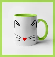 Mačka - srdce namiesto nosa Mačka - srdce namiesto nosa