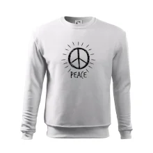 Peace symbol čiernobiely