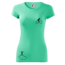 Mapa ČR + kolo na prsu