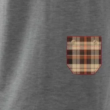 Flanelové triko hnědé Flanelové triko hnědé