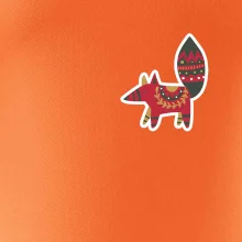 Folklór na prsníku líška