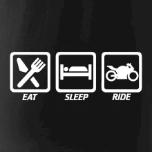 Eat sleep ride - cesta Eat sleep ride - cesta