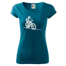 MTB kreslený cyklista MTB kreslený cyklista