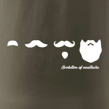 Evolution mustache Evolution mustache