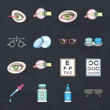 Očný lekár ikony