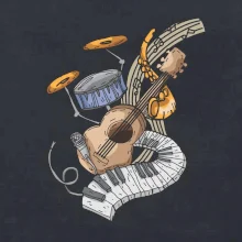 Hudobné nástroje v notách