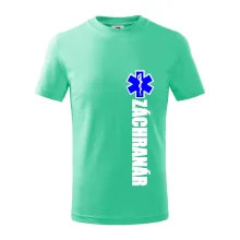 Nápis Záchranár + hviezda