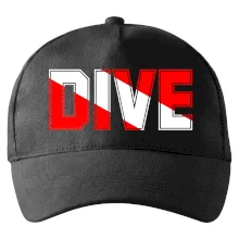Dive nápis vlajka