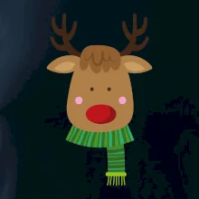 Jeleň so šálom Jeleň so šálom