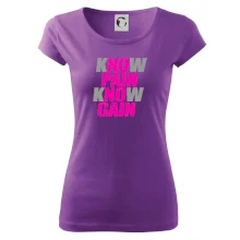 Know Pain, Know Gain