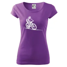 MTB kreslený cyklista MTB kreslený cyklista