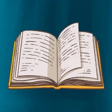 Kniha farebná otvorená Kniha farebná otvorená