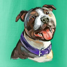 Americký stafordšírsky teriér kreslený