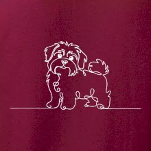 Havanský psík linka jedným ťahom