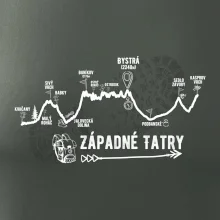 Profil kopca Západné Tatry Profil kopca Západné Tatry
