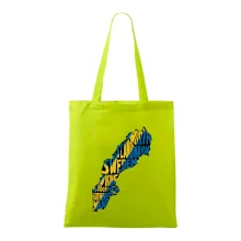 Mapy - názvy miest - Švédsko