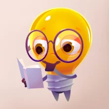 Žiarovka premýšľa nad knihou