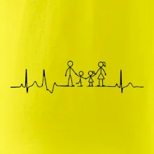 EKG rodina a dievča a chlapec