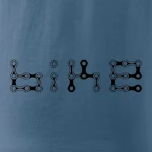 Bike nápis reťaz