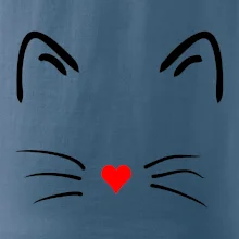 Mačka - srdce namiesto nosa Mačka - srdce namiesto nosa