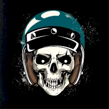 Moto prilba modrá Moto prilba modrá