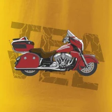 Cestovná motorka Amerika červená Cestovná motorka Amerika červená