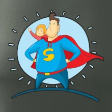 Táta superman - dievča Táta superman - dievča