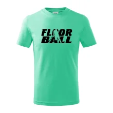 Floorball nápis rovný