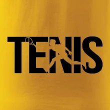 Tenis nápis silueta