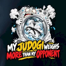 My judogi weighs more than my opponent