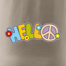 Hello hippie symbol
