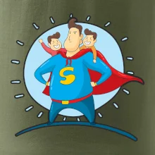 Otec superman - chlapec a chlapec