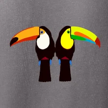 Dva barevní tukani (Moňas)