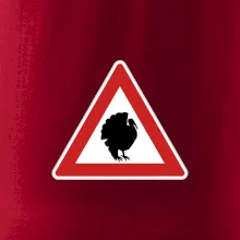 Dopravná značka - moriak Dopravná značka - moriak