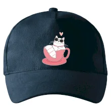 Hustá mačka v hrnčeku