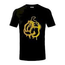 Box rukavice - zlatá potlač