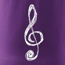 Husľový kľúč kreslený Husľový kľúč kreslený