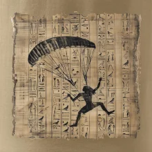 Egyptské hieroglyfy paraglide