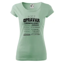 Hodinová mzda - opravár