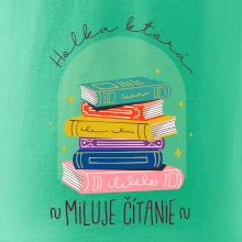 Holka, ktorá miluje čítanie