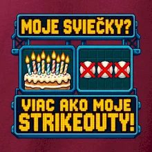 Moje sviečky viac ako moje strikeouty