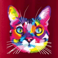 Mačka dúhová hlava