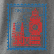 Londýn známka jednoduchá