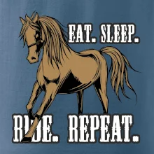 Eat Sleep Ride Repeat Western